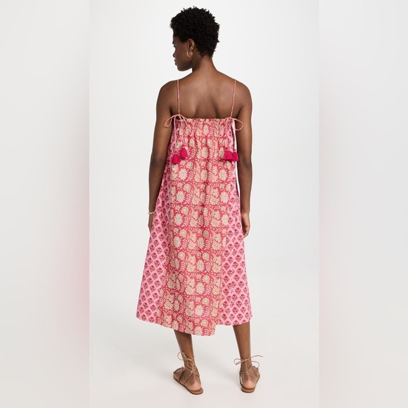 FIGUE Selina Midi Dress L Large - Picture 2 of 10